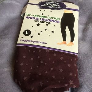 Maggie’s Organic Star leggings Women’s L